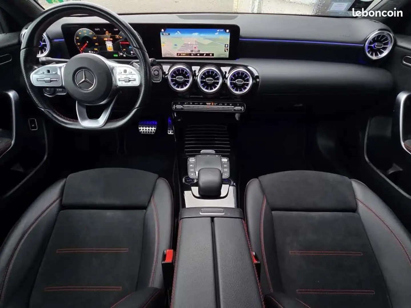 Mercedes-Benz A 250 limousine 250 e amg line 218 ch eq-power bva toit ouvrant Gris - 2