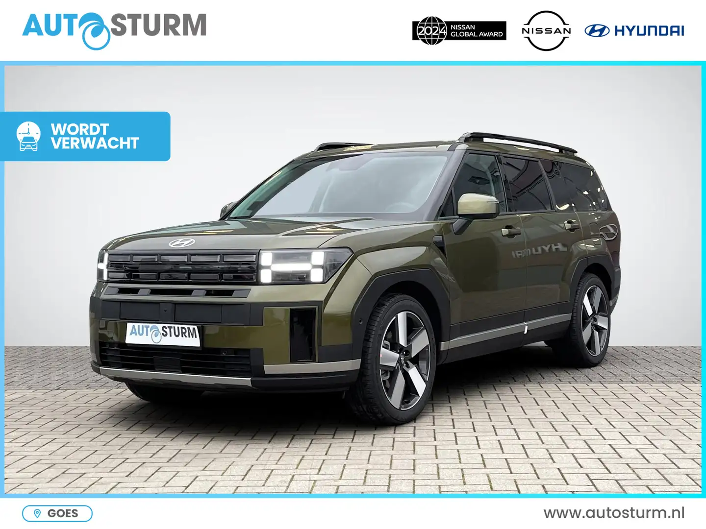 Hyundai SANTA FE 1.6 T-GDI PHEV Premium Plus 4WD 7p. Groen - 1
