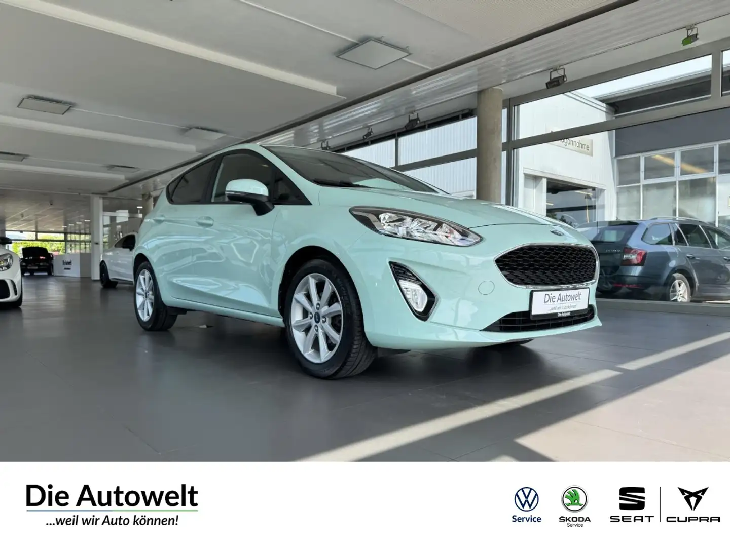 Ford Fiesta Cool & Connect 1.0 GBA KLIMA SHZG PDC BT Grün - 1
