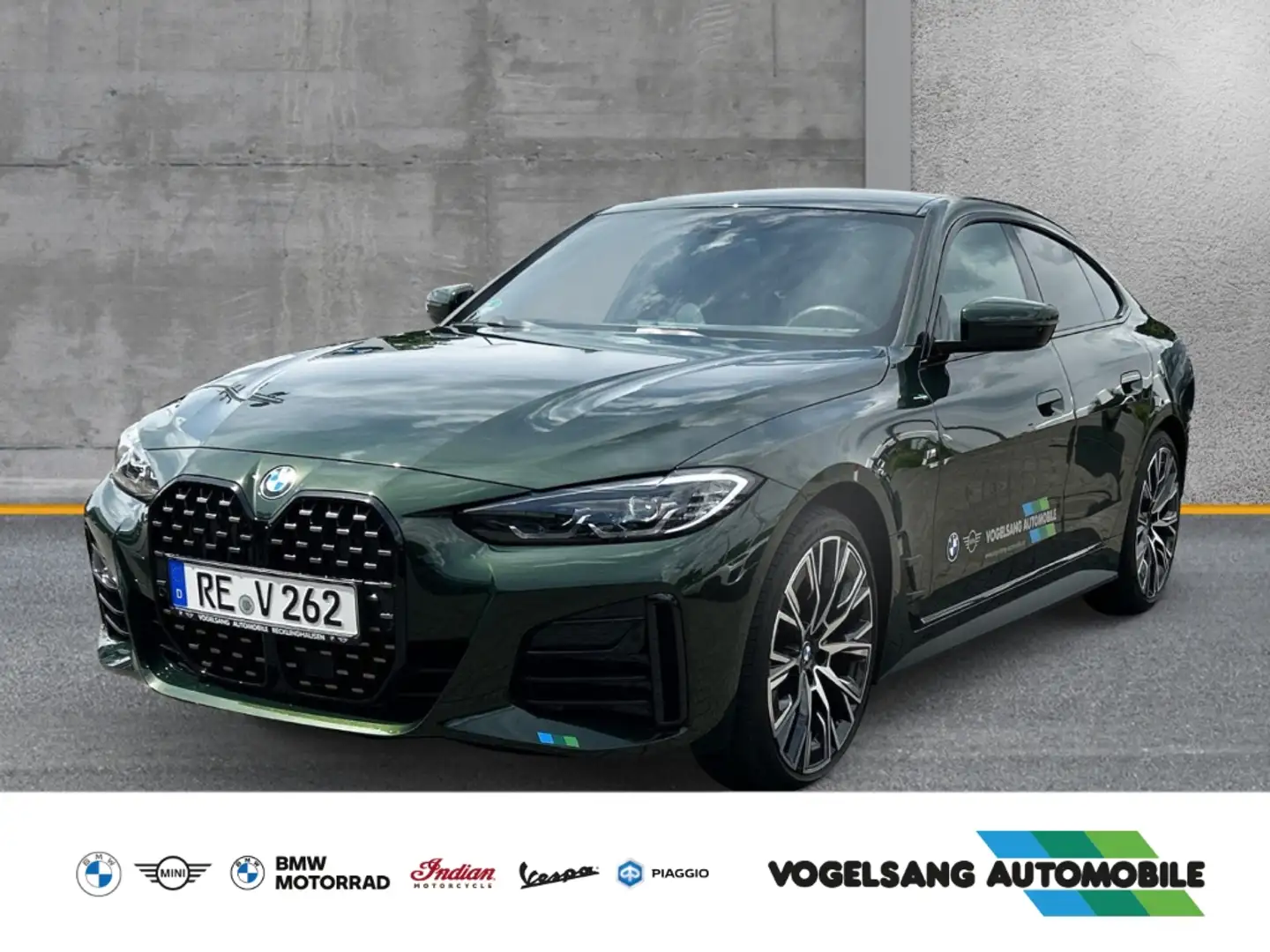 BMW 420 Gran Coupe d,M Sport,H&KSound,20''LMFelge,DrivingA Grün - 1