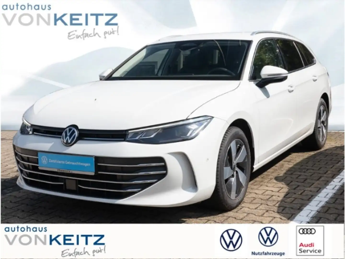 Volkswagen Passat 1.5 eTSI DSG Business Mildhybrid EU6e Blanc - 1