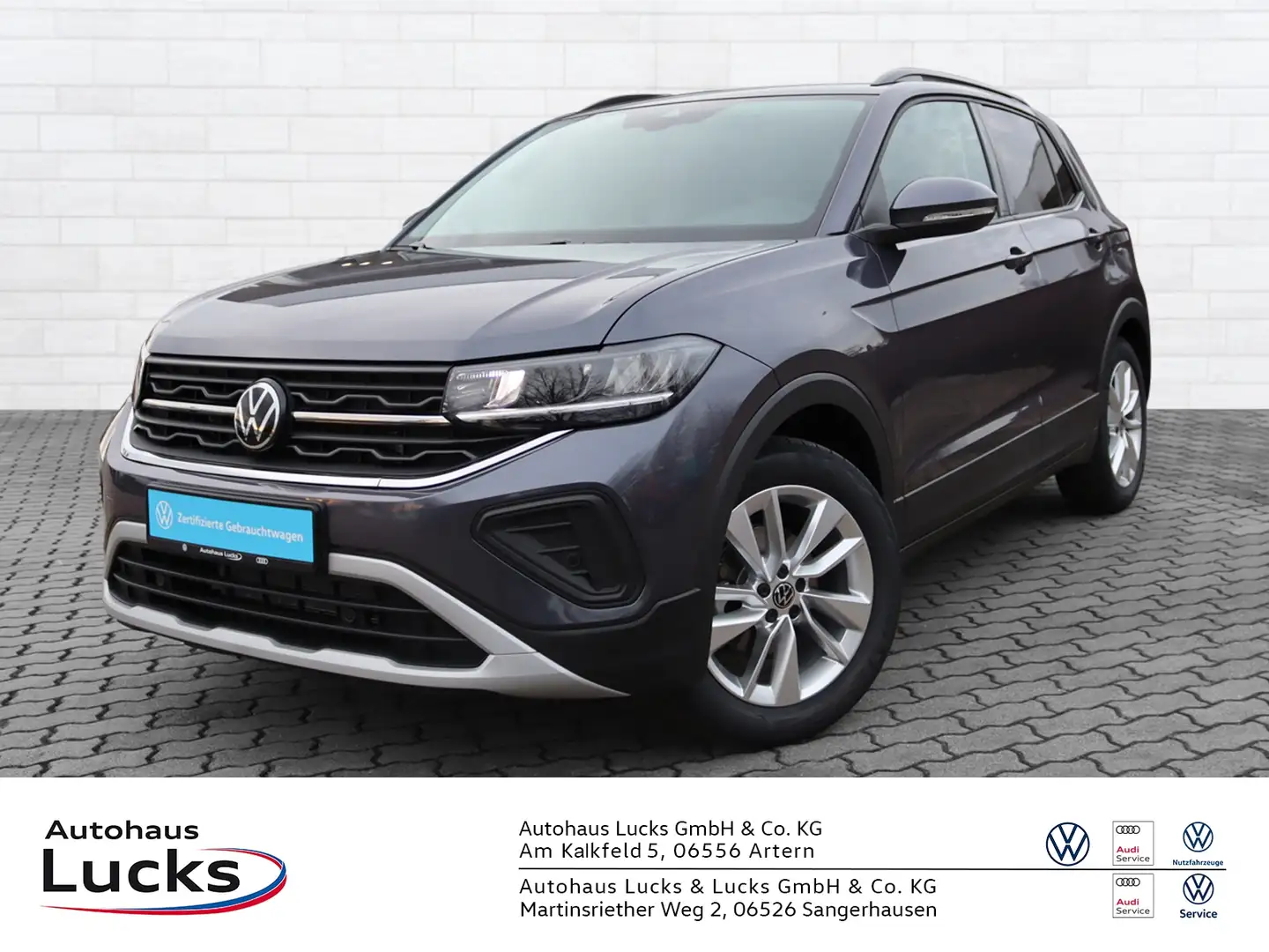 Volkswagen T-Cross Life  1.0 TSI 6-Gang LED AHK Kamera Gris - 2