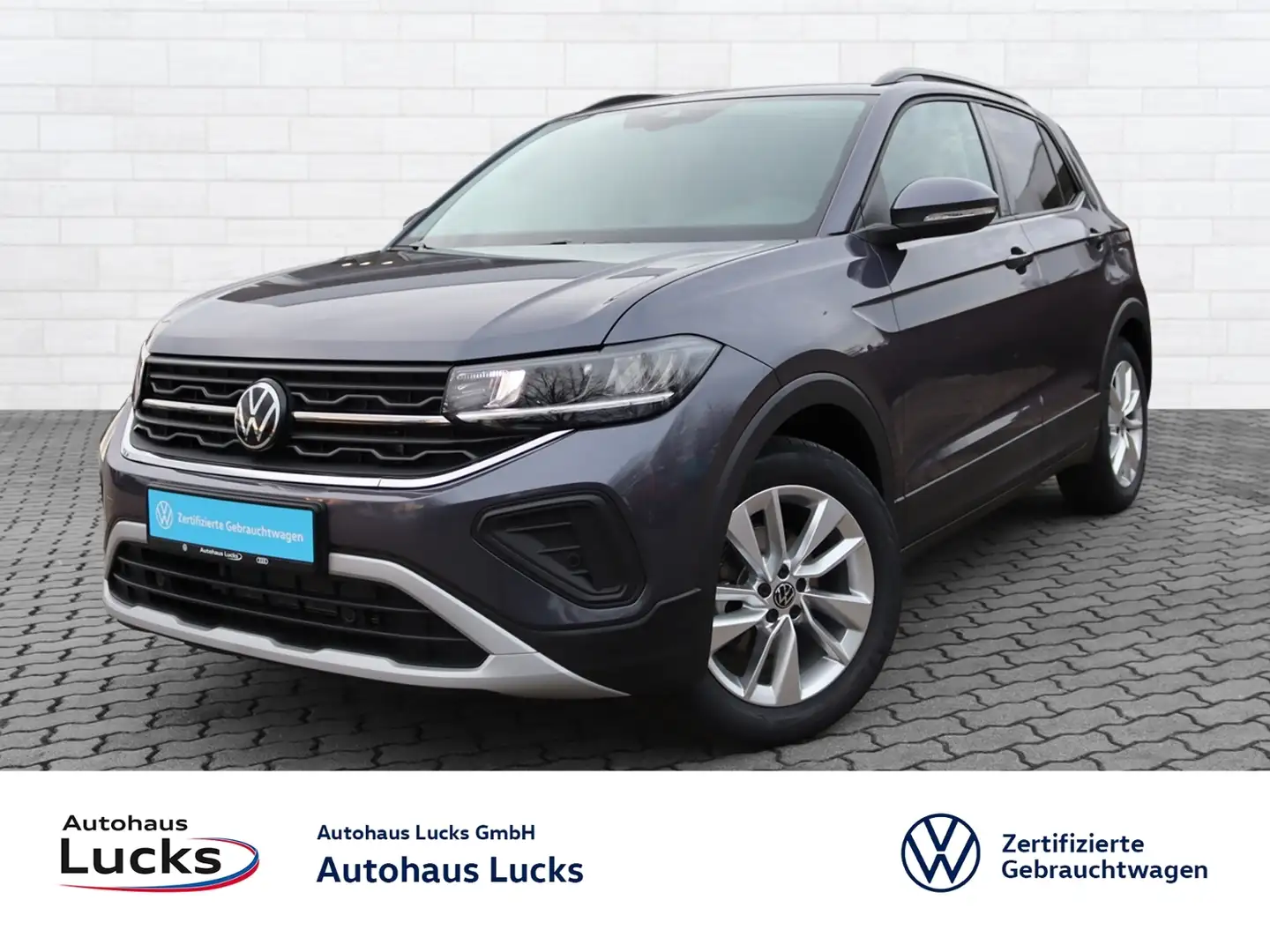 Volkswagen T-Cross Life  1.0 TSI 6-Gang LED AHK Kamera Gris - 1