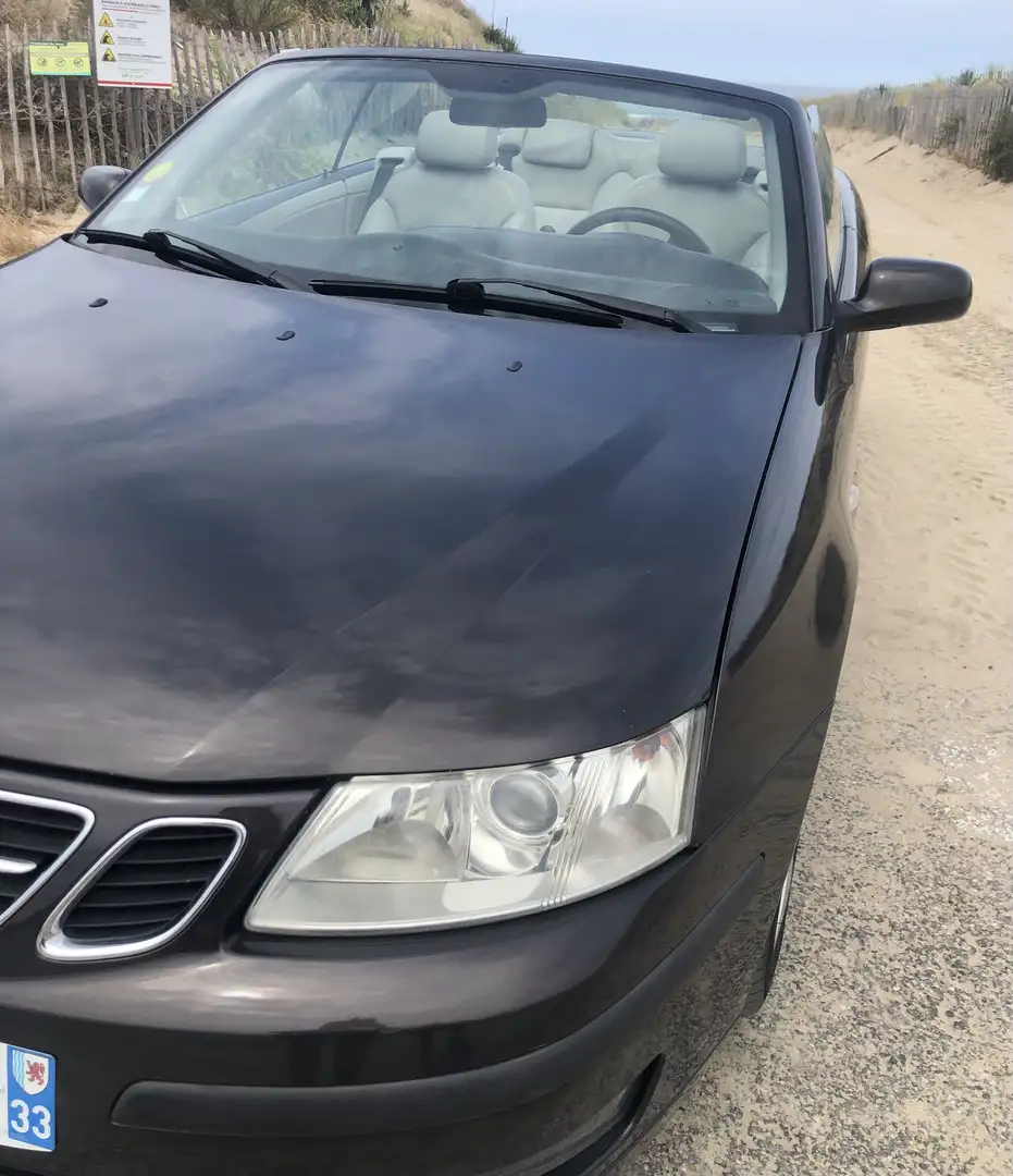 Saab 9-3 9-3 Cabriolet 2.0t Vector Noir - 1
