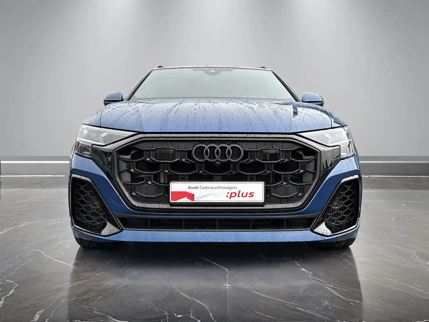 Audi Q8 55 TFSI +S-LINE+ADAPAIR+AHK+360°+OPTIK+MATRIX Blau - 2
