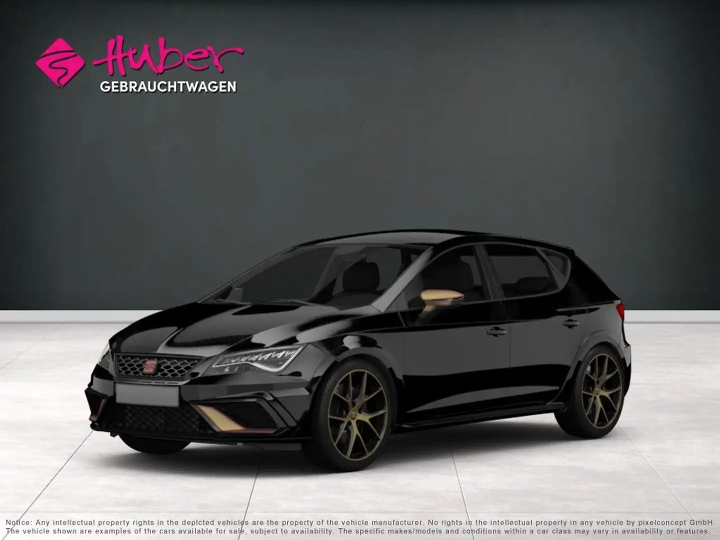 SEAT Leon -Cupra 300 (*PERFORMANCE PAKET*NAVI*) Schwarz - 1