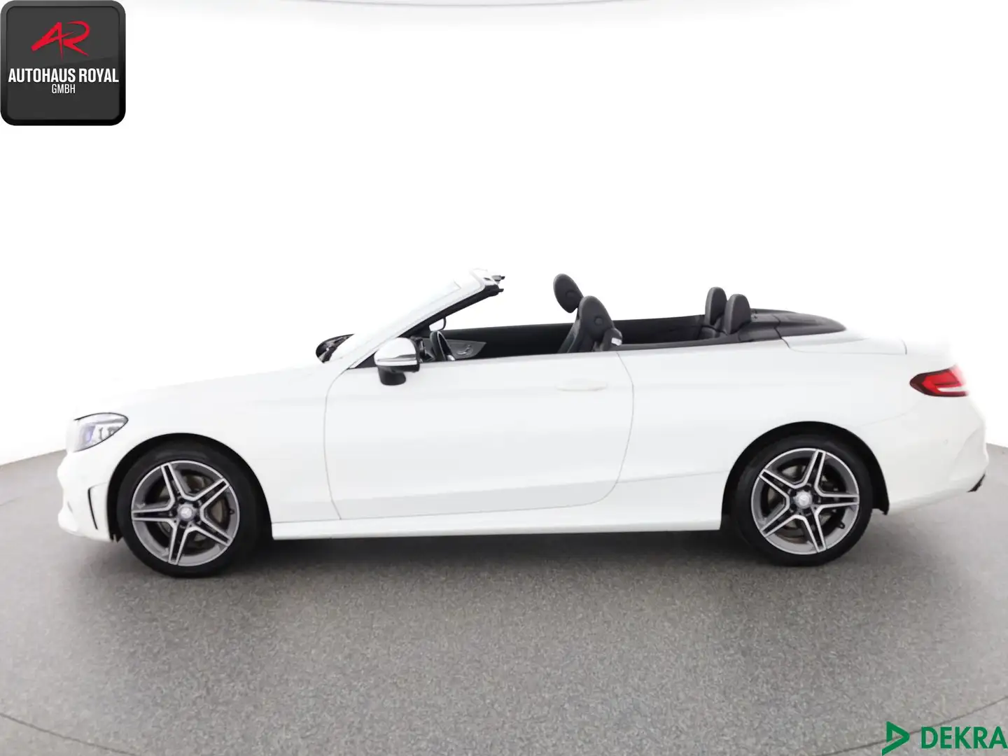 Mercedes-Benz C 220 C 220 d 4M Cabrio 3x AMG 360GRAD,DISTRO,KEYLESS Weiß - 2