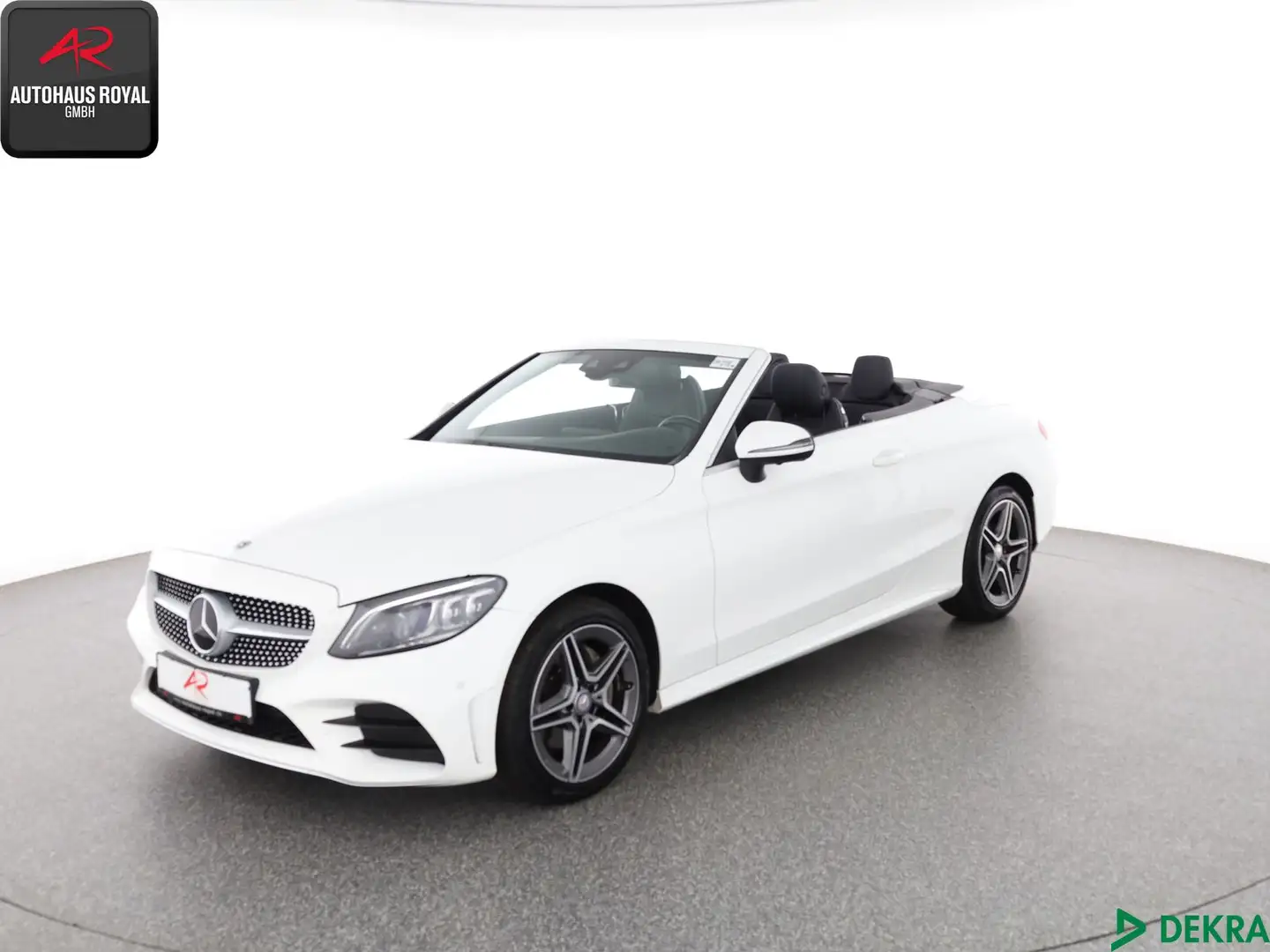 Mercedes-Benz C 220 C 220 d 4M Cabrio 3x AMG 360GRAD,DISTRO,KEYLESS Weiß - 1