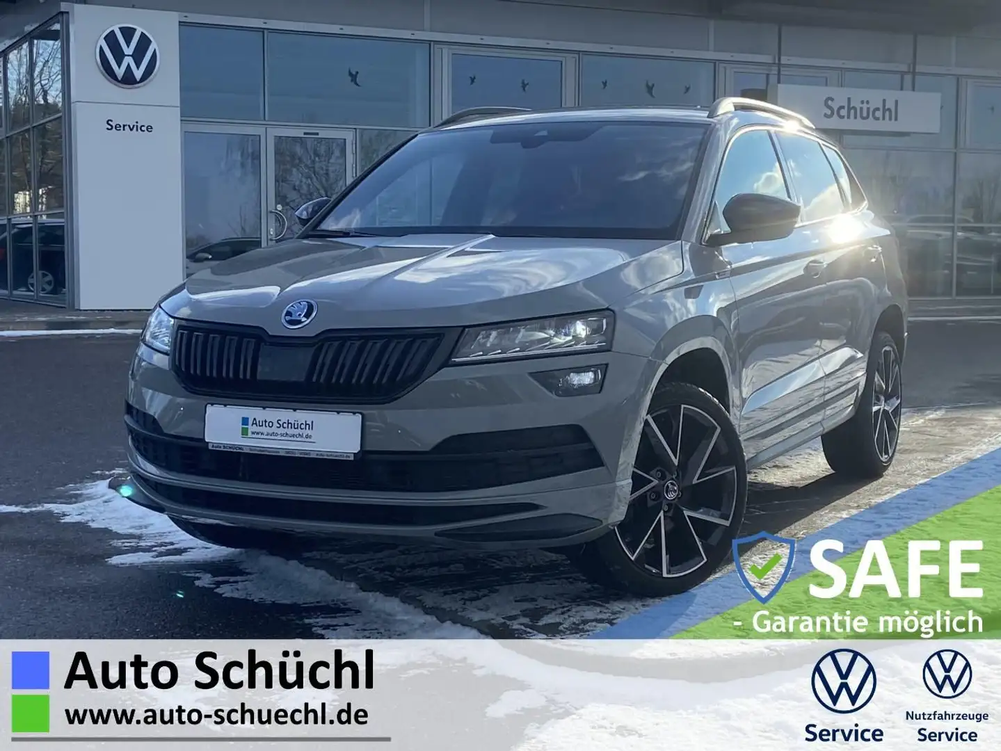 Skoda Karoq 1.5 TSI DSG Sportline NAVI+LED+AHK+SMART-L Grau - 1
