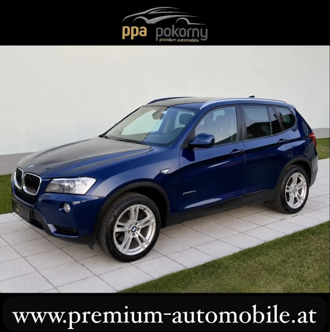 BMW X3 xDrive20d Österreich-Paket Aut. - Sehr schöner ... Blau - 1