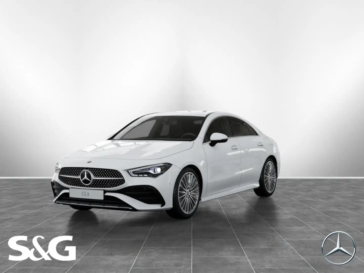 Mercedes-Benz CLA 200 Coupé AMG 19 ZOLL+HIFI+LED+MBUX+KAMERA Weiß - 1