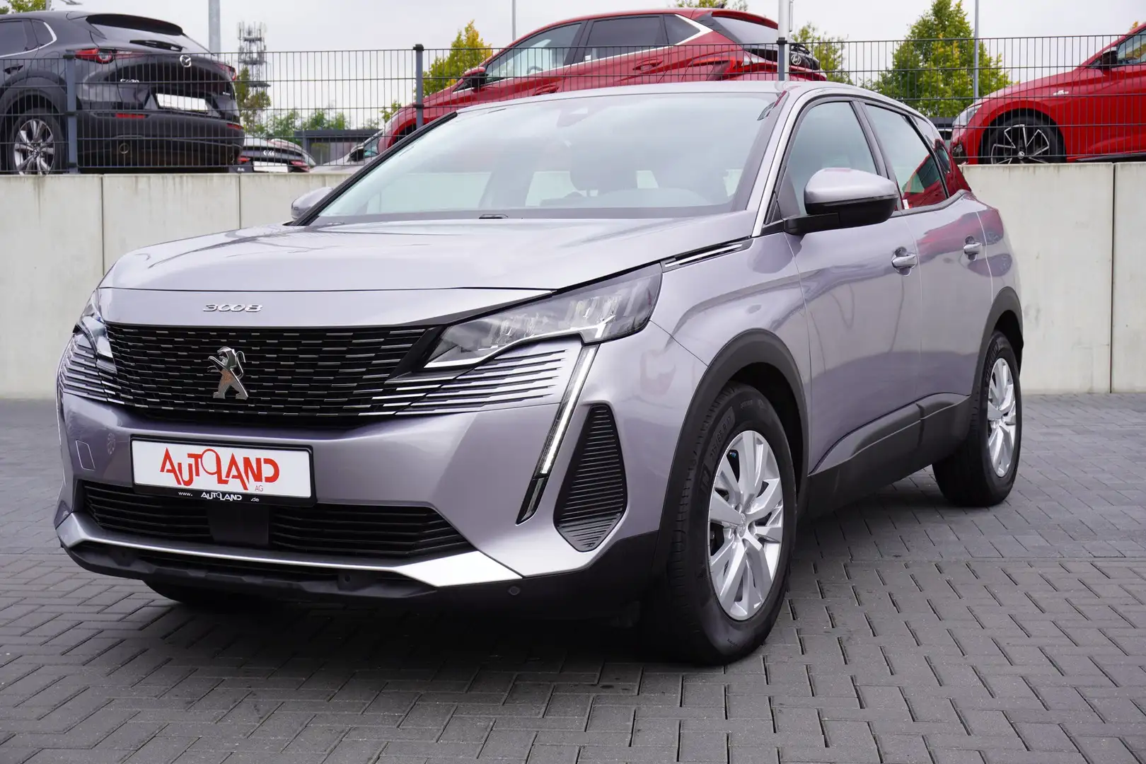 Peugeot 3008 1.2 Active LED Android Apple AHK Kamera Silber - 1
