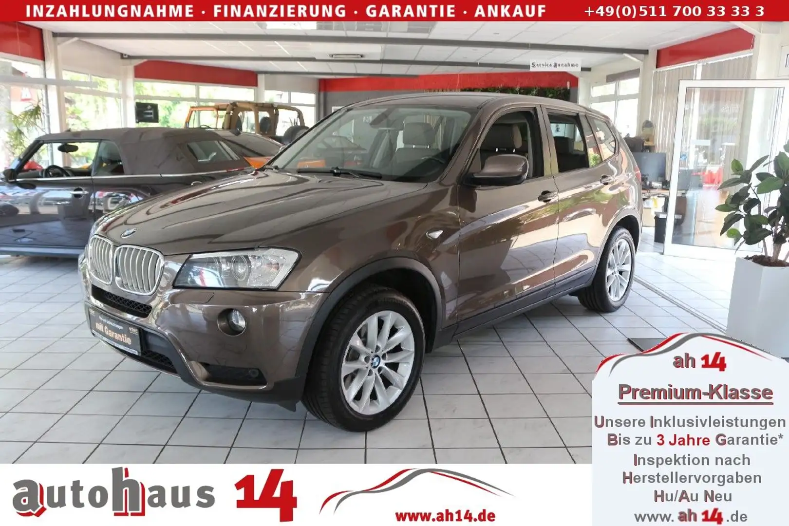 BMW X3 35i xDrive - Automatik-Navi-BiXenon-Leder Brun - 1