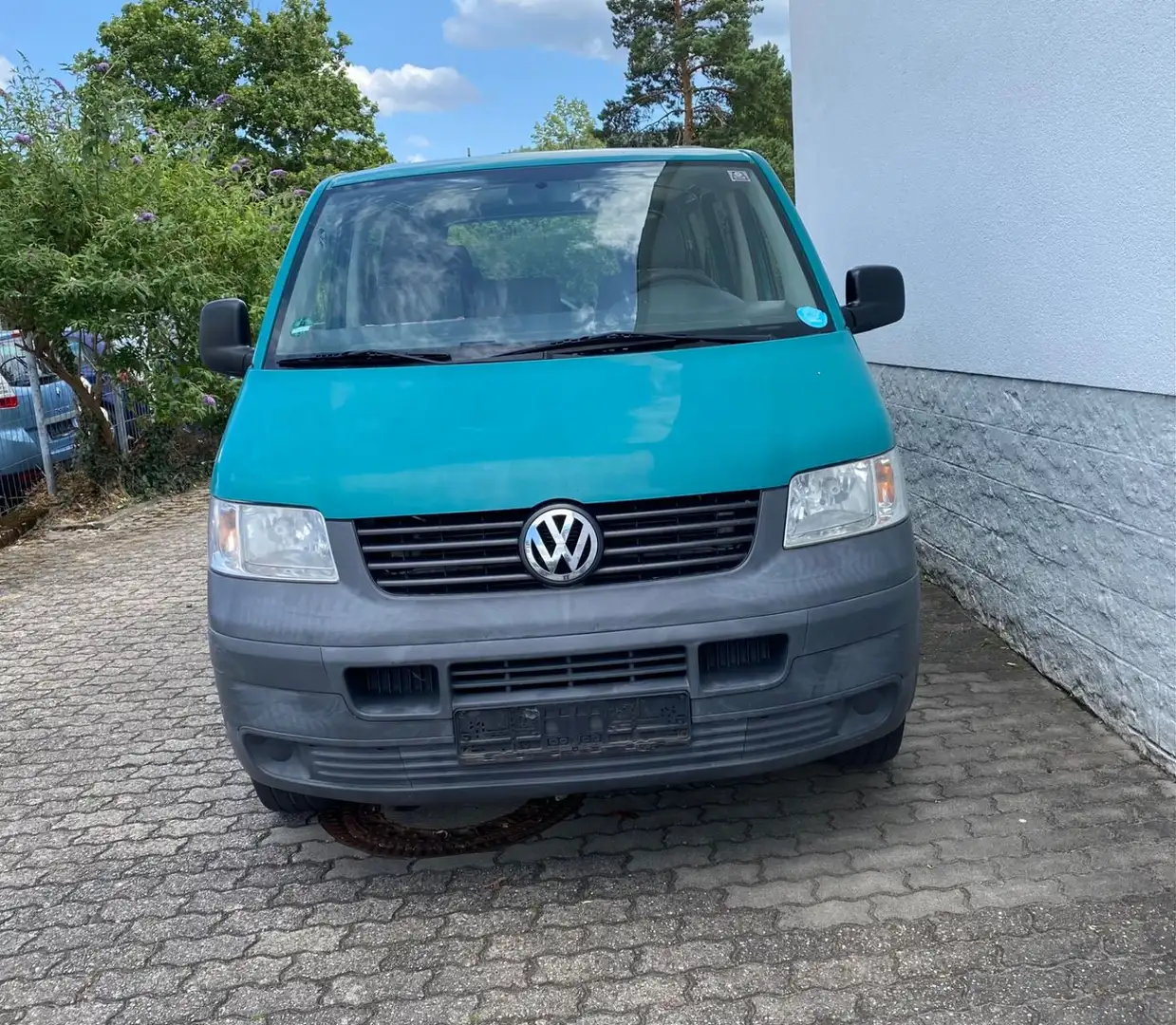 Volkswagen T5 Caravelle 2.5 TDI Klima 9-Sitzer Зелений - 1