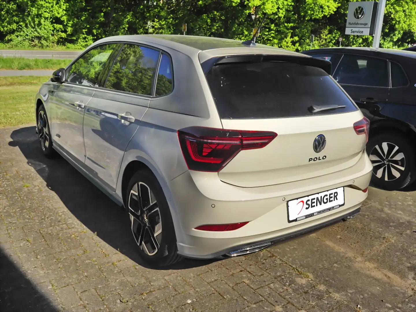 Volkswagen Polo R-Line 1,0 l TSI Design Paket Black Roof Grigio - 2
