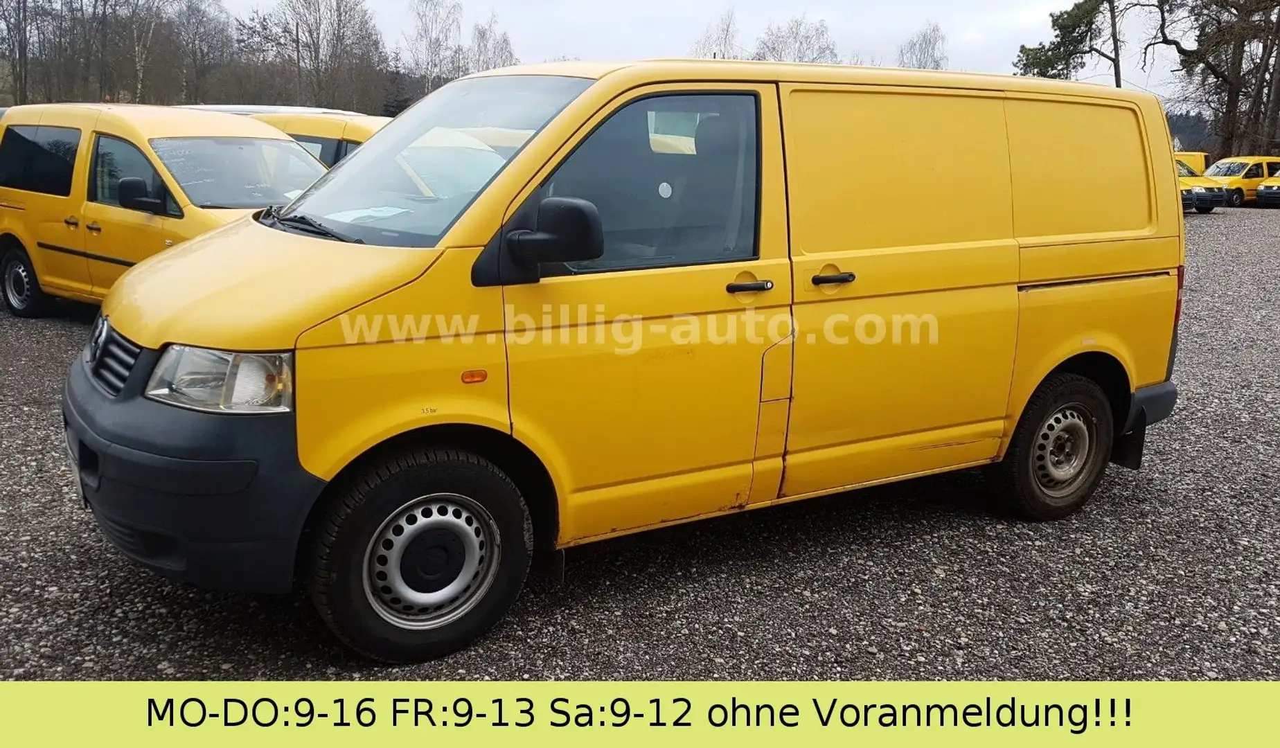 Volkswagen T5 Transporter T5 1.9 TDI 2x Schiebetüre /Scheckheft Yellow - 2