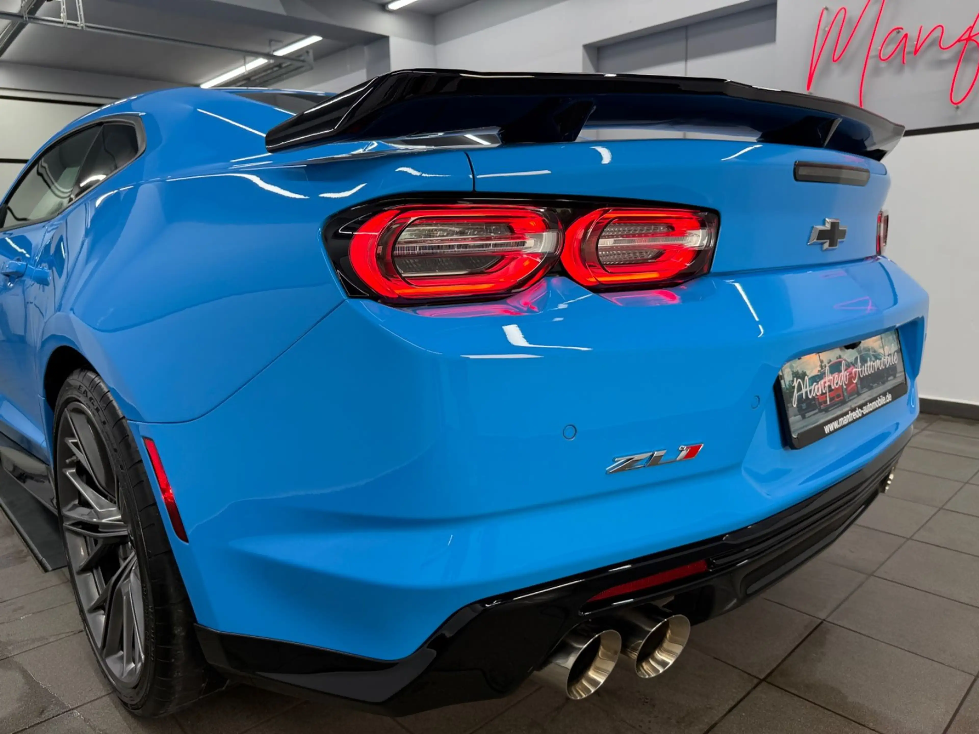 Chevrolet Camaro ZL1 6.2 V8*Rapid Blue*Carbon*Recaro*HUD* — photo 9