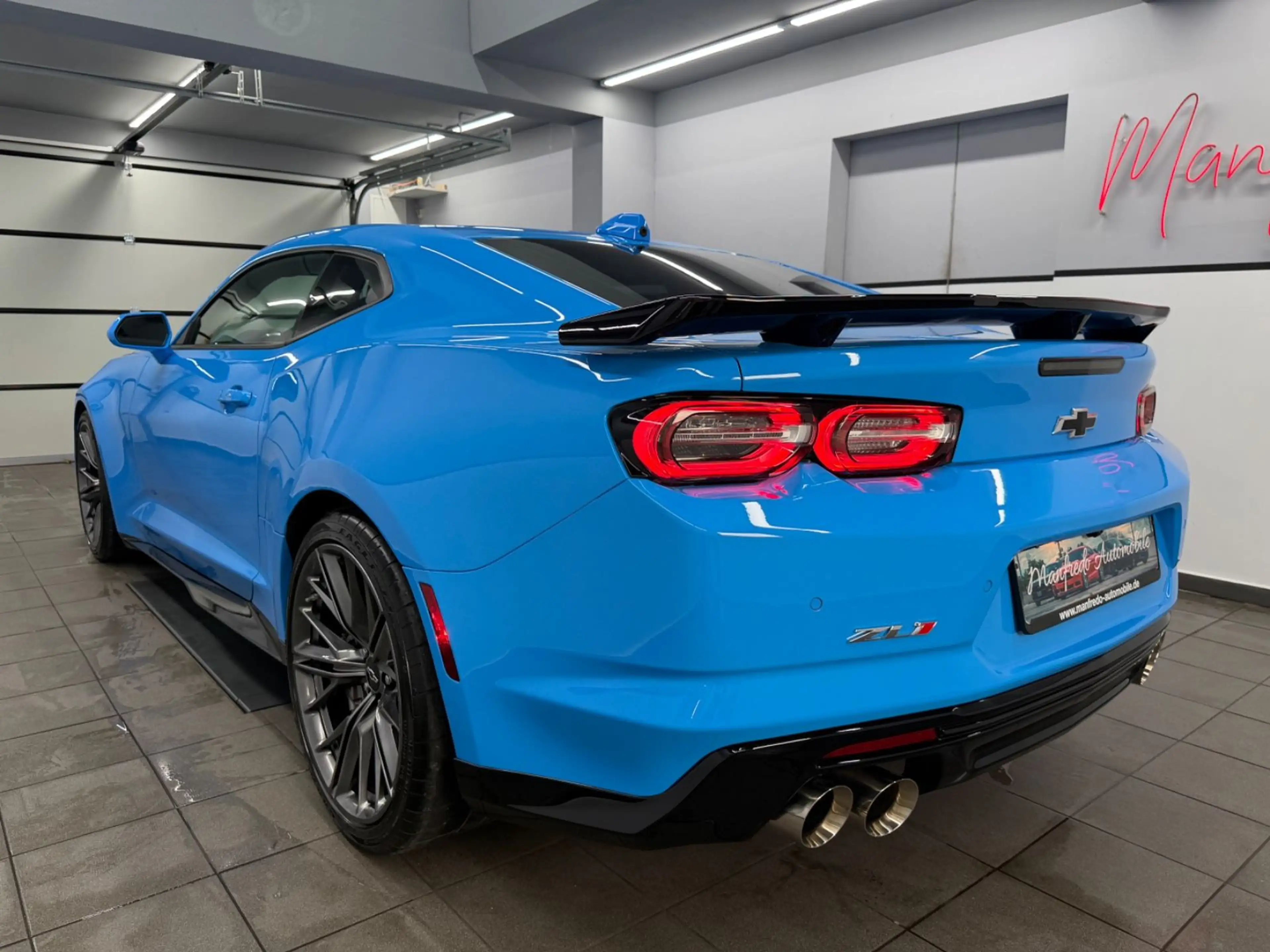 Chevrolet Camaro ZL1 6.2 V8*Rapid Blue*Carbon*Recaro*HUD* — photo 6