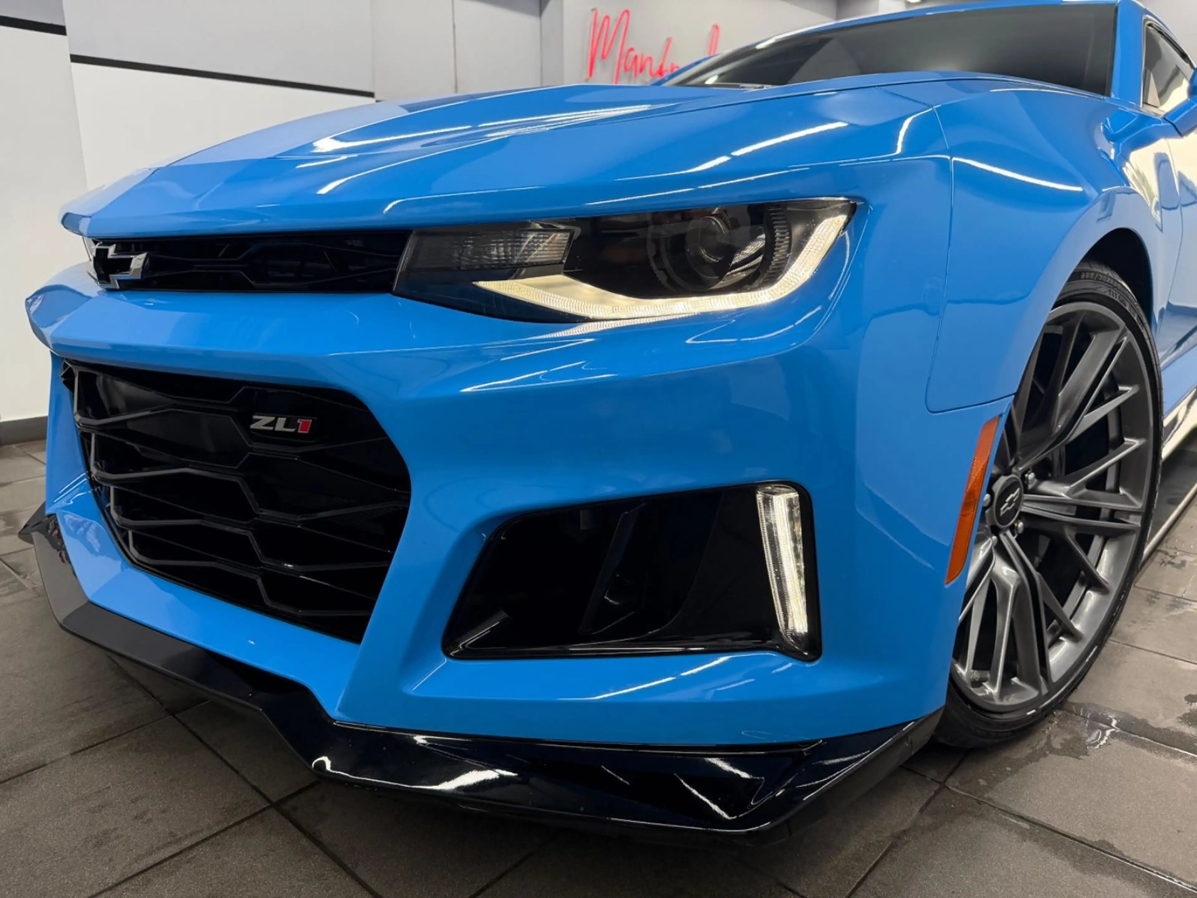 Chevrolet Camaro ZL1 6.2 V8*Rapid Blue*Carbon*Recaro*HUD* — photo 4