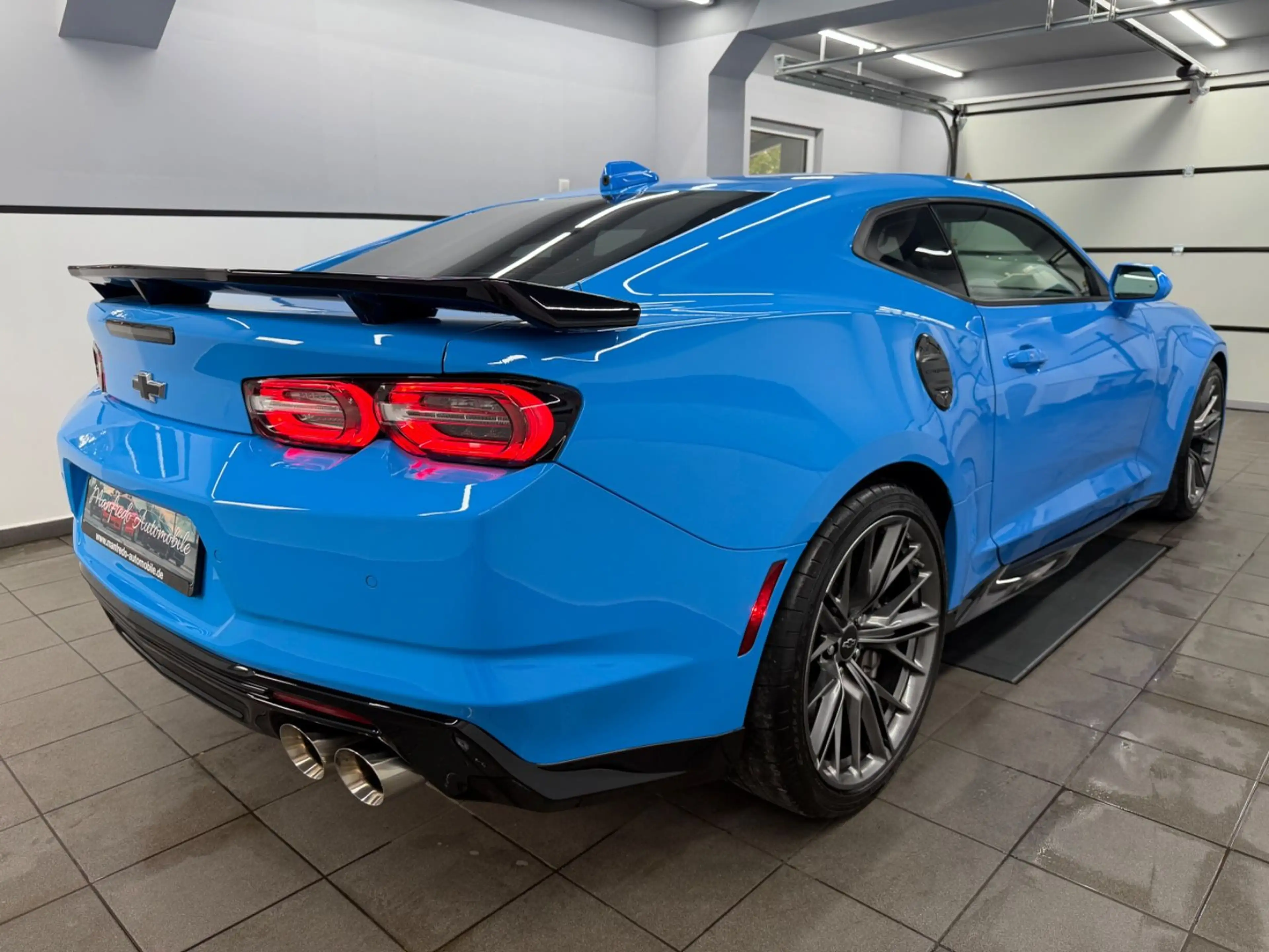 Chevrolet Camaro ZL1 6.2 V8*Rapid Blue*Carbon*Recaro*HUD* — photo 7