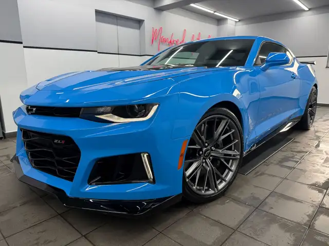 Chevrolet Camaro ZL1 6.2 V8*Rapid Blue*Carbon*Recaro*HUD*