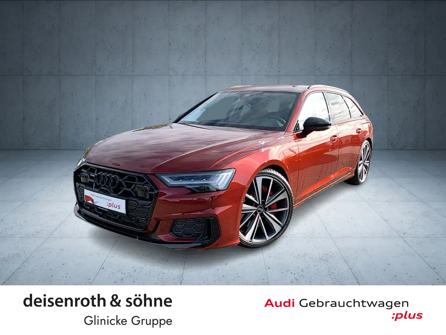 Audi A6 S line 55 TFSI e AHK/HDMatrix/21''/S-Si Rot - 1
