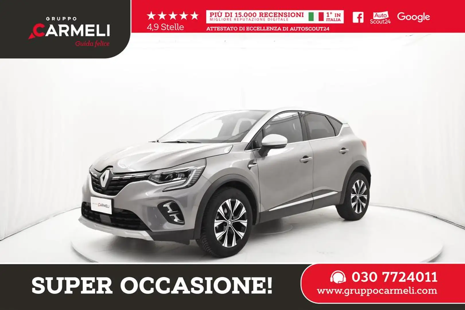 Renault Captur 1.0 tce Techno 90cv Grau - 1