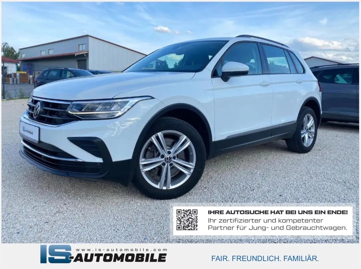 Volkswagen Tiguan Life 4Motion,NAVI,LED,ACC,SHZ,RFK,AHK,DAB Weiß - 1
