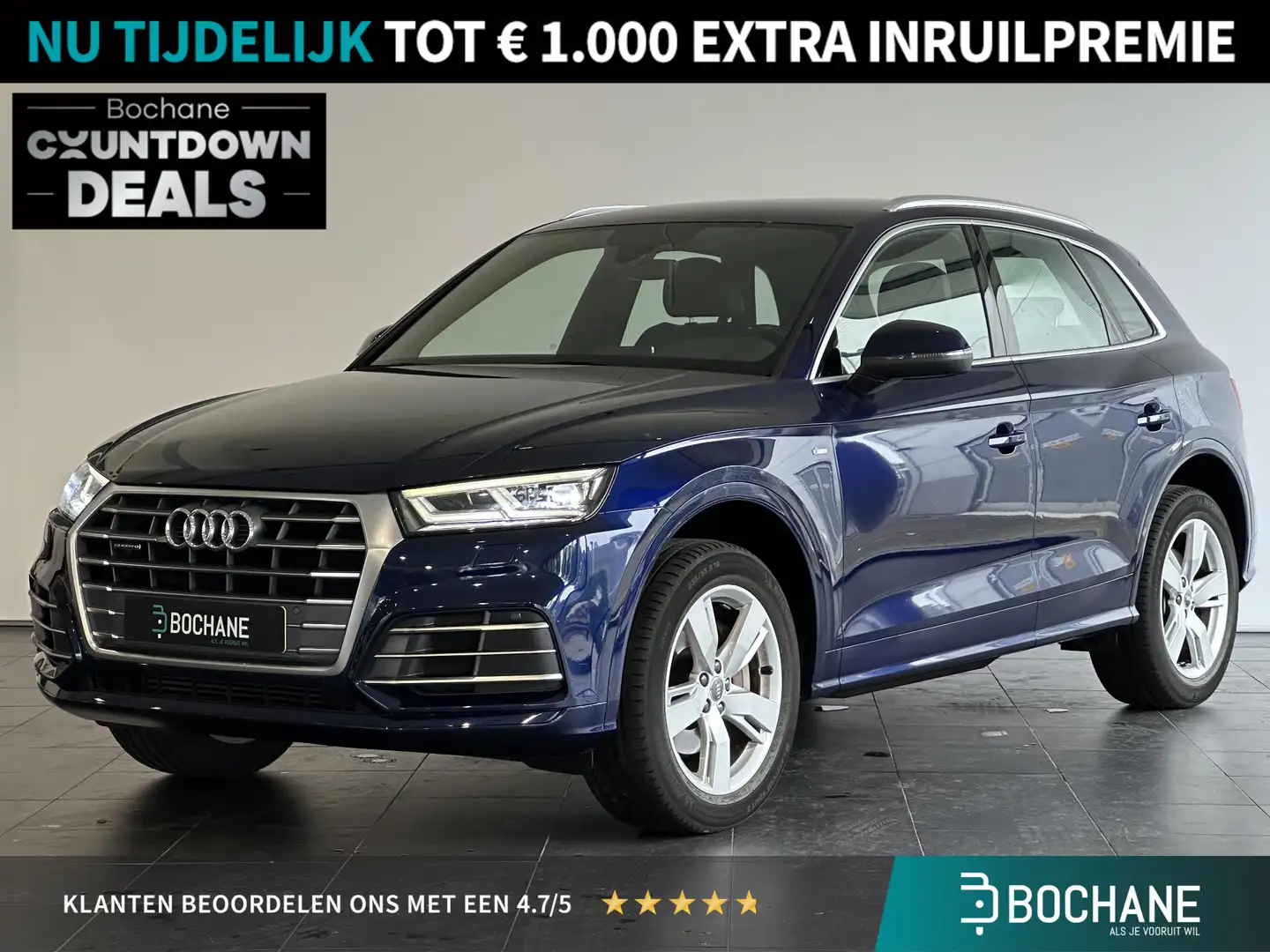 Audi Q5 2.0 TFSI quattro Sport Pro Line S | NAVIGATIE | ST Blauw - 1
