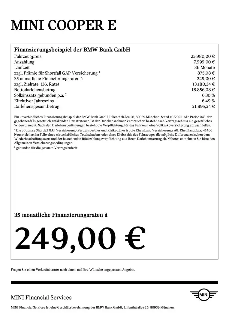 MINI Cooper E CHN DAB LED Parkassistent Shz Schwarz - 2