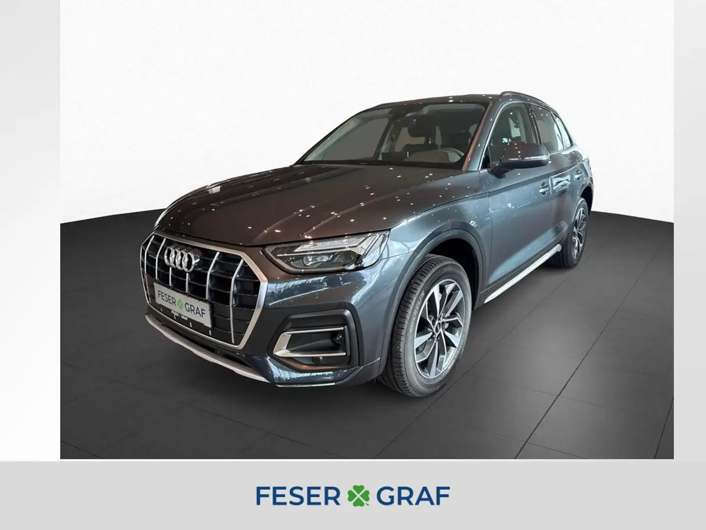 Audi Q5 advanced 40 TDI quattro 204 PS LED/PANO/NAVI Grau - 1