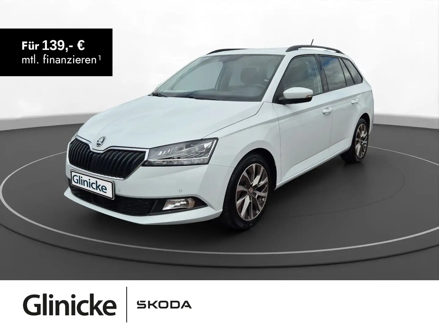 Skoda Fabia Combi 1.0 TSI Navi AHK Klima PDC SiHz Weiß - 1