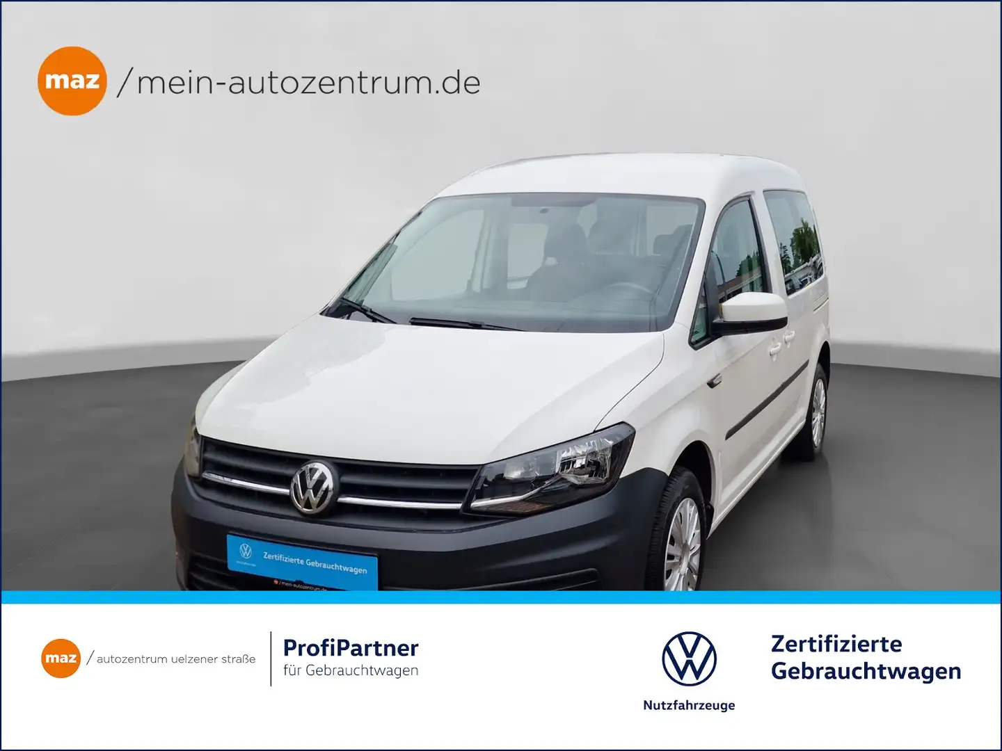 Volkswagen Caddy 1.0 TSI AHK Klima Comp. Audio Tempomat uvm Wit - 1