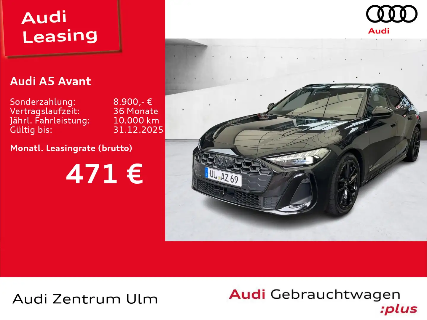 Audi A5 S-Line Black TFSI quattro 19 AHK TECH Nero - 1