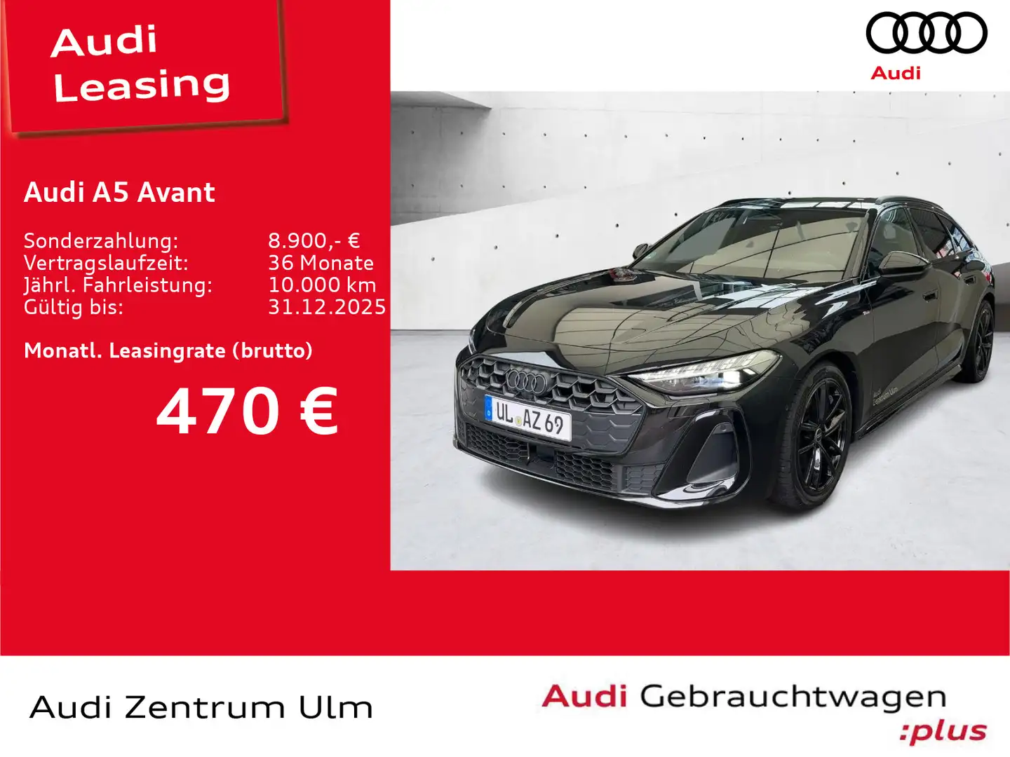Audi A5 S line 2.0 TFSI qu. S tronic AHK RFK Noir - 1
