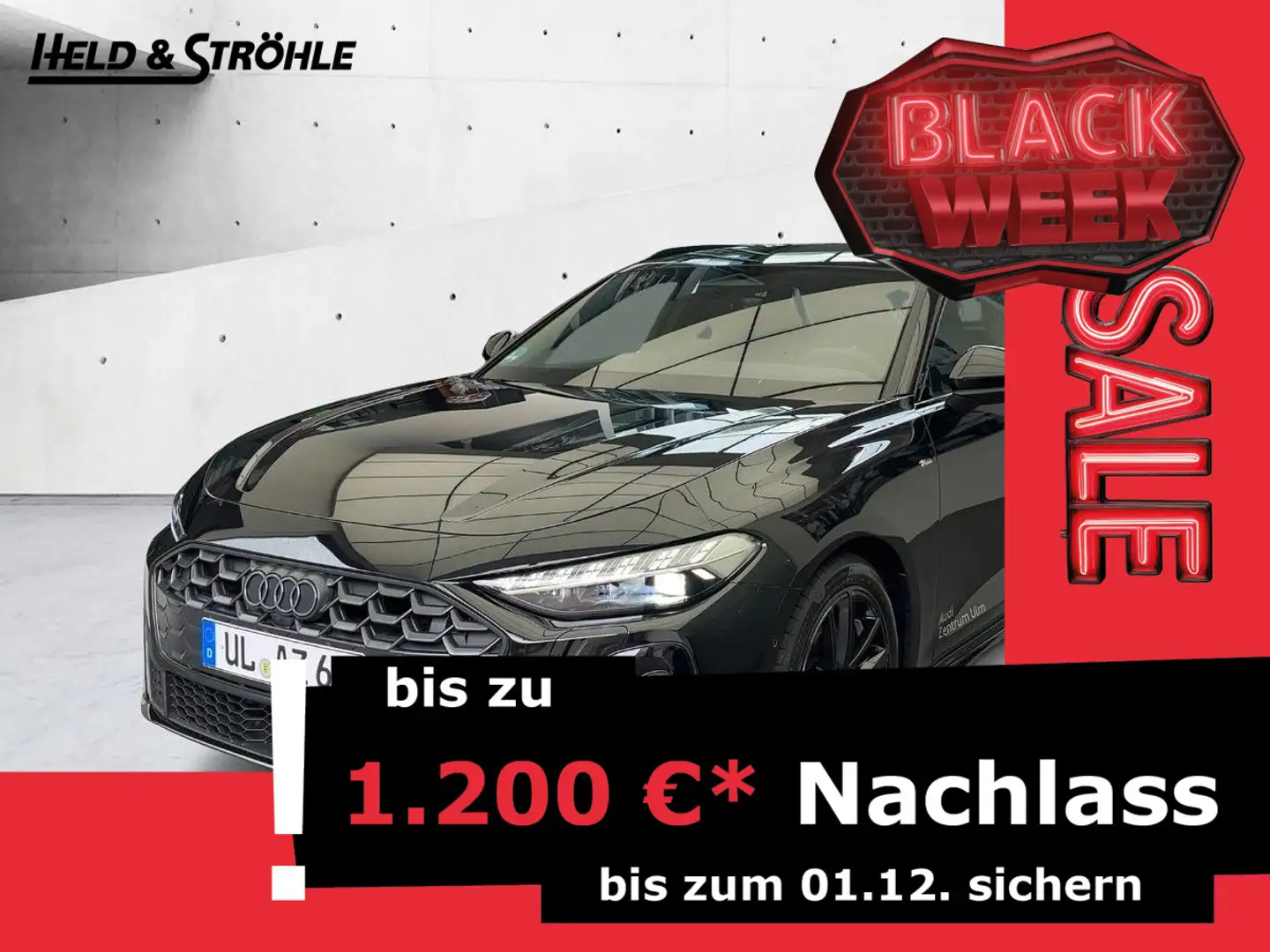 Audi A5 S-Line Black TFSI quattro 19 AHK TECH Zwart - 1