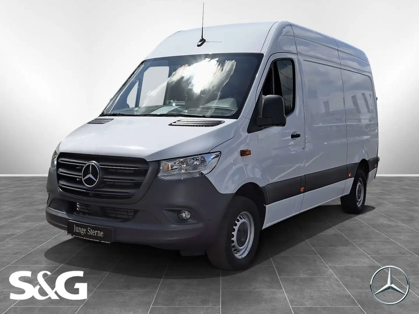 Mercedes-Benz Sprinter 317 CDI Kasten L2H2 KAMERA 360° SITZHZ. Weiß - 1