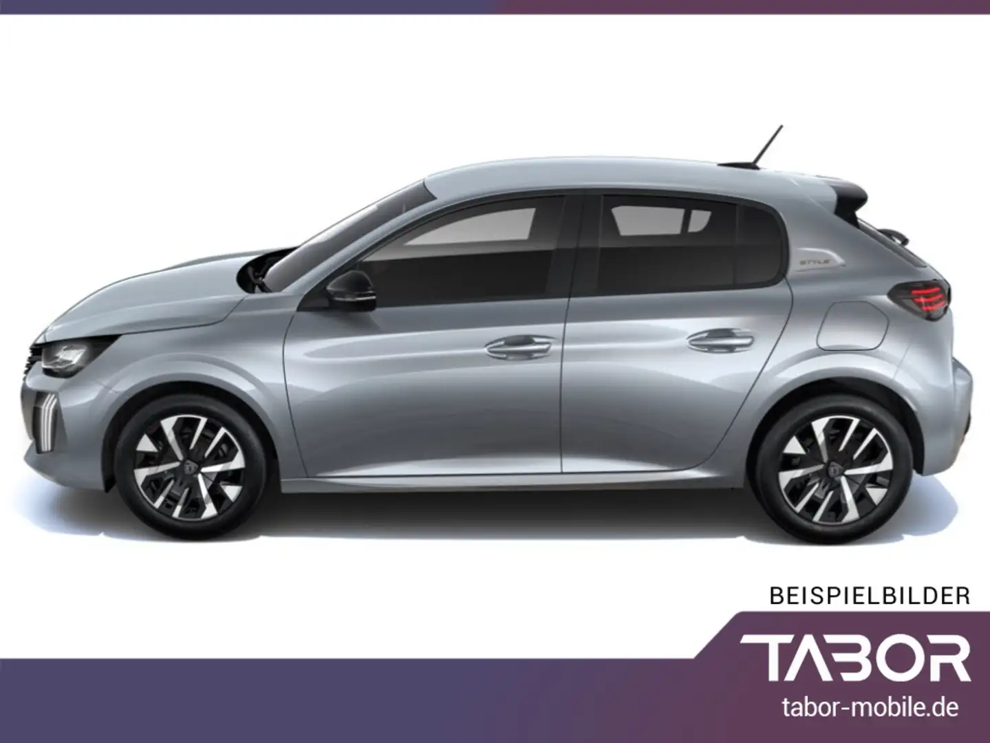 Peugeot 208 100 Style LED PDC Temp CarPlay/AndroidAuto Plateado - 2