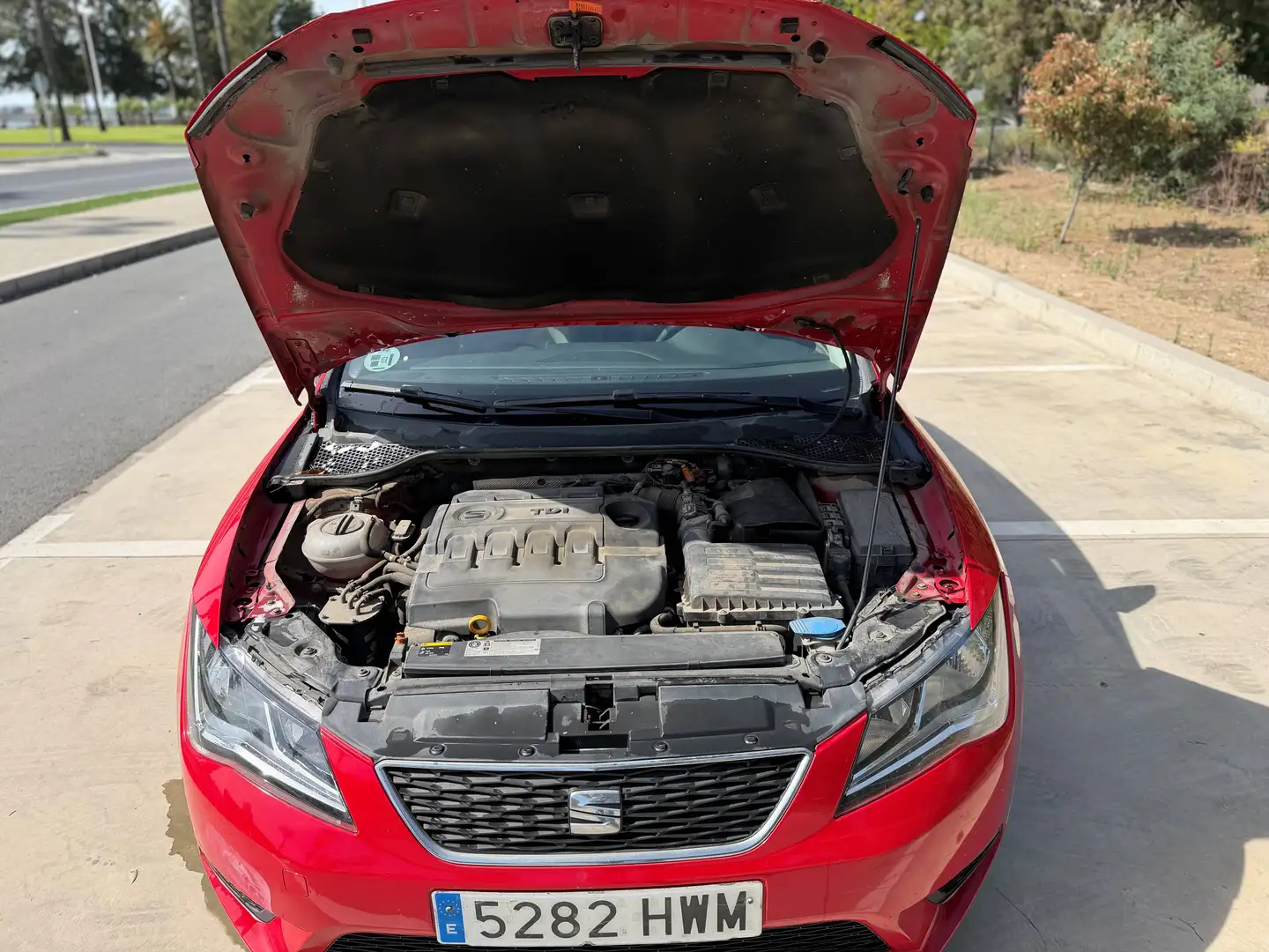 SEAT Leon León 1.6TDI CR Reference 90 Reference Rojo - 1