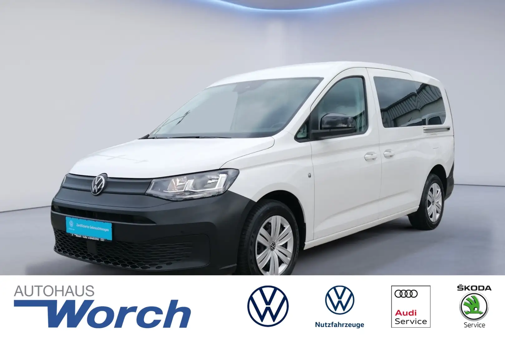 Volkswagen Caddy 2.0 TDI NAVI+SHZ+GRA+7SITZE Weiß - 1