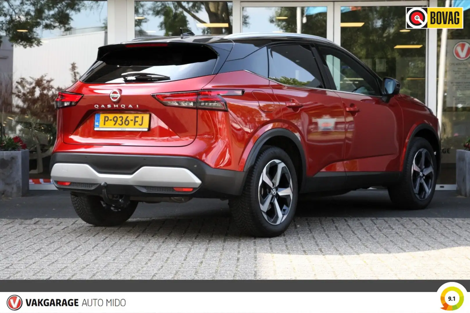 Nissan Qashqai 1.3 MHEV Xtronic Automaat Tekna + Trekhaak -NLD au Rot - 2