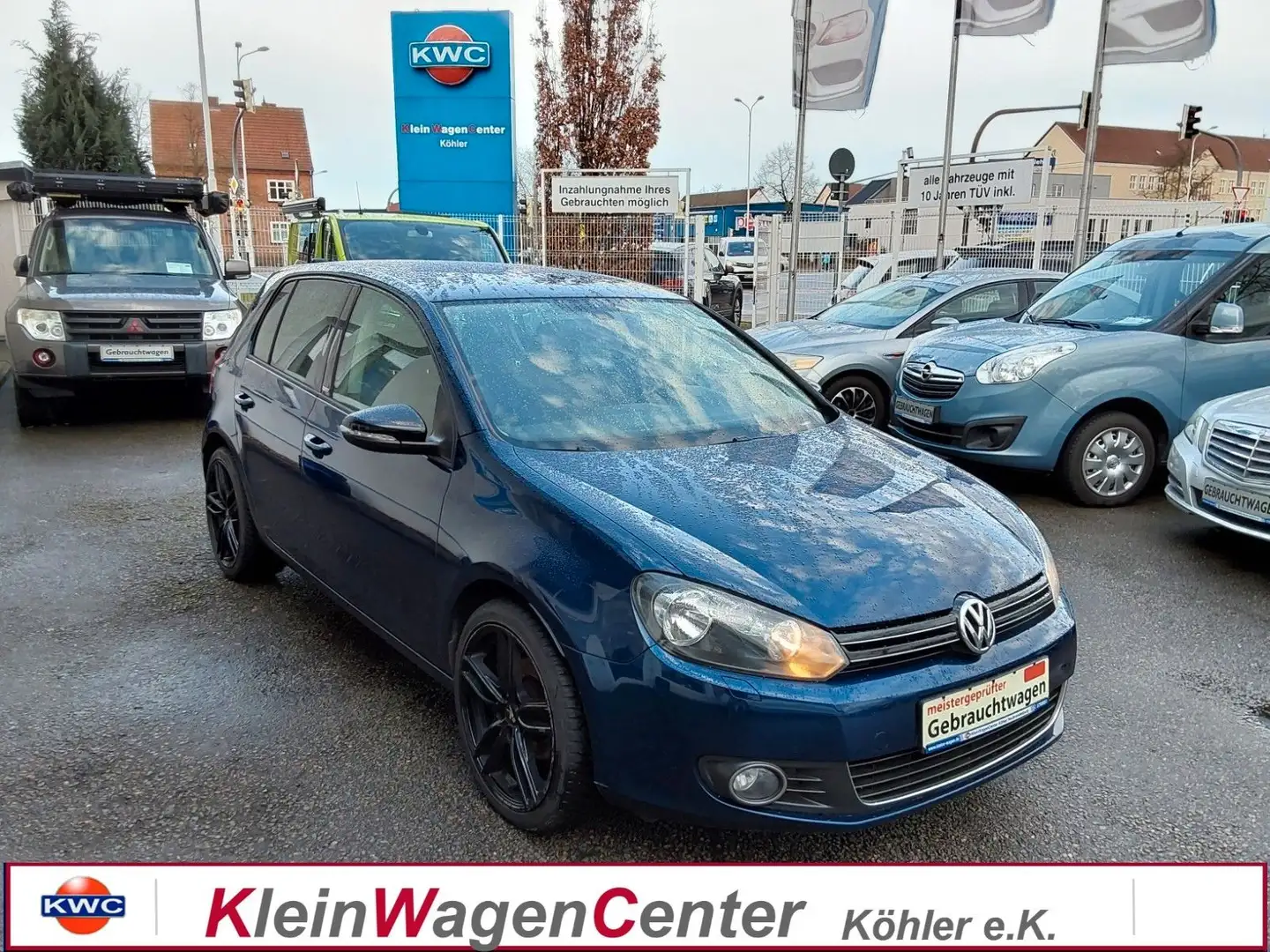 Volkswagen Golf VI Style +Klima+Allwetter+Sitzheizung+Alu+ Blau - 1