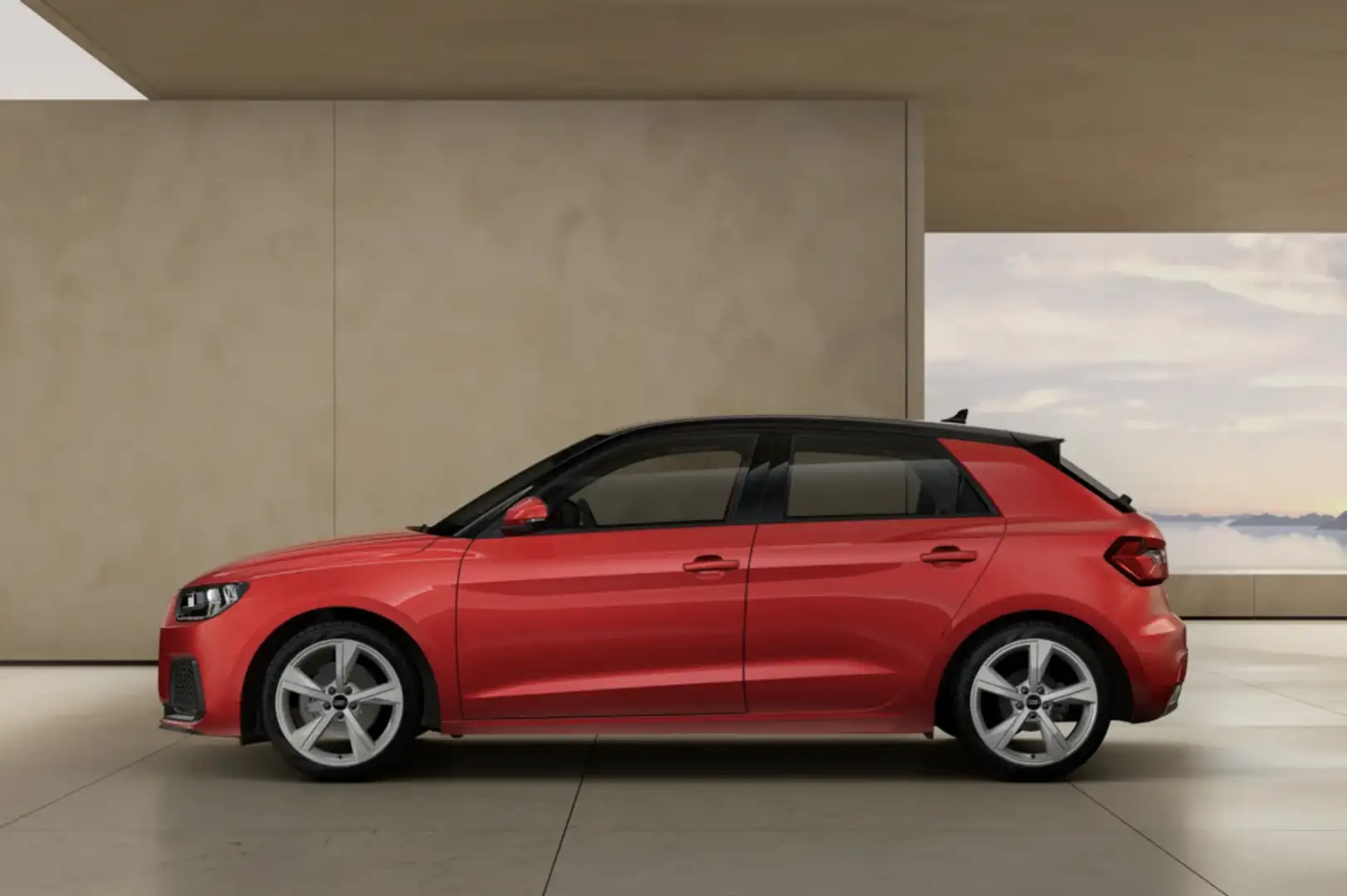 Audi A1 Sportback 30 TFSI Advanced S tronic 85kW Rojo - 2