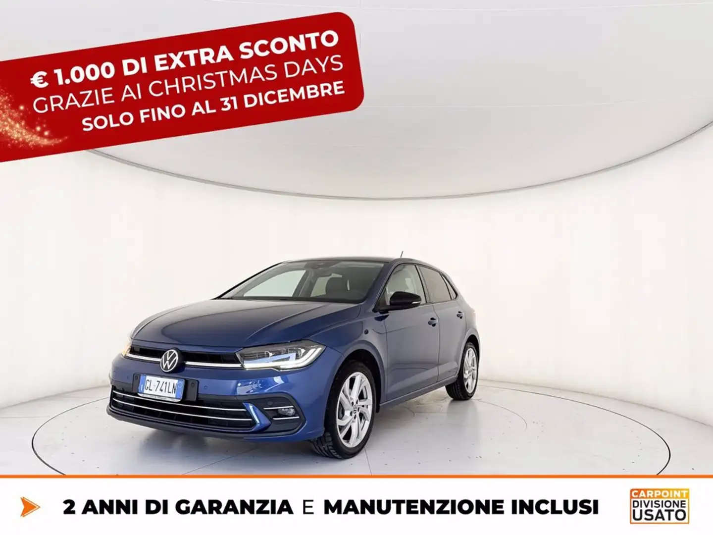 Volkswagen Polo 1.0 tsi style 95cv Blu/Azzurro - 1
