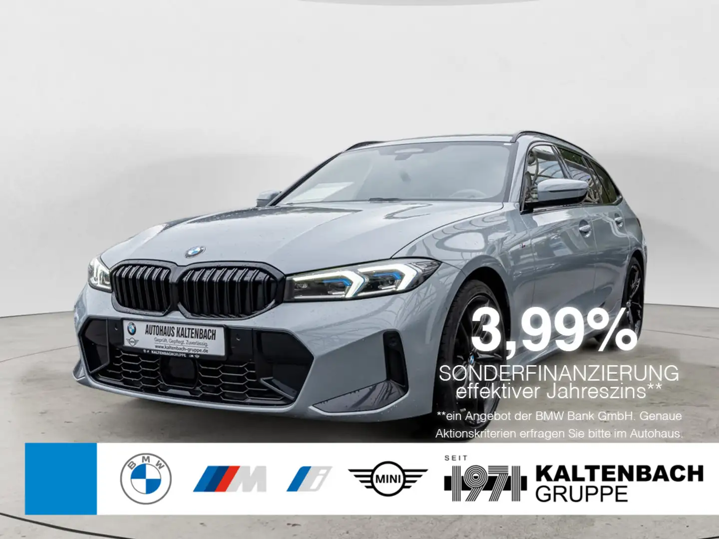 BMW 320 d Touring xDrive M-Sport AHK STANDHZ HUD Gris - 1