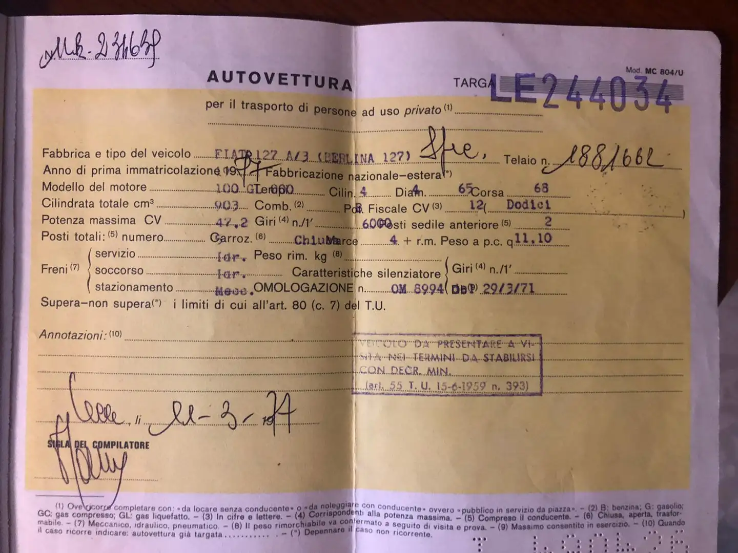 Fiat 127 127 3p 0.9 C - 2