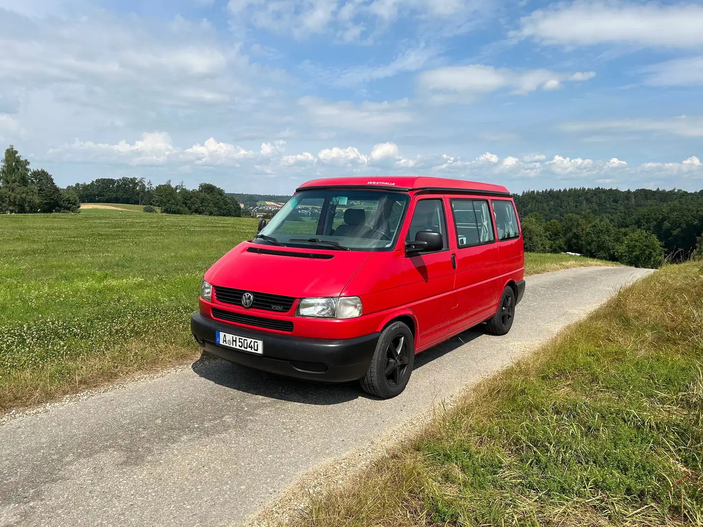 Volkswagen T4 Multivan Multivan T4 Aufstelldach WOMO Rot - 2
