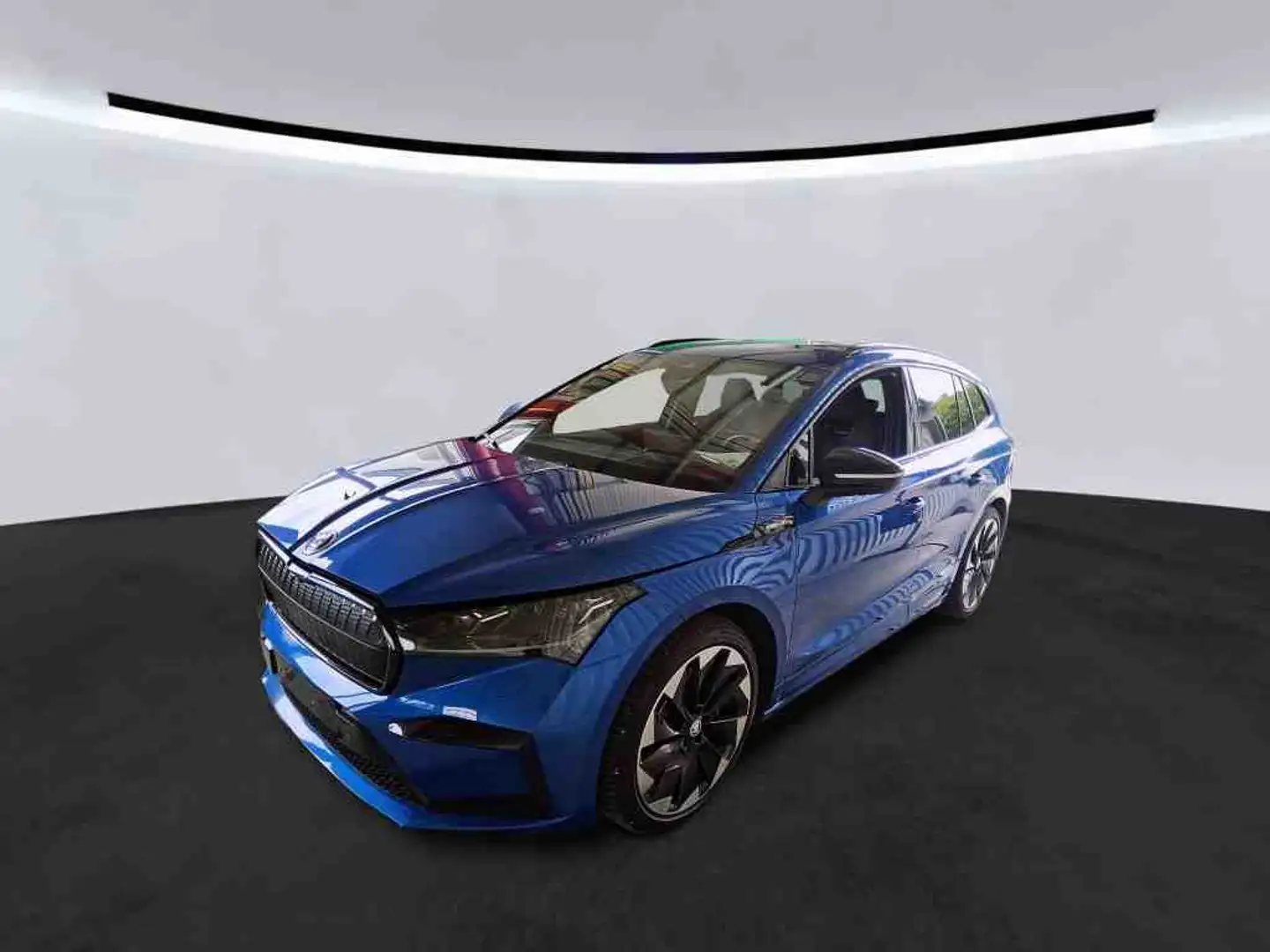 Skoda Enyaq Sportline iV 80 Pano HUD Matrix ACC Navi Sitzh. Pa Blau - 2