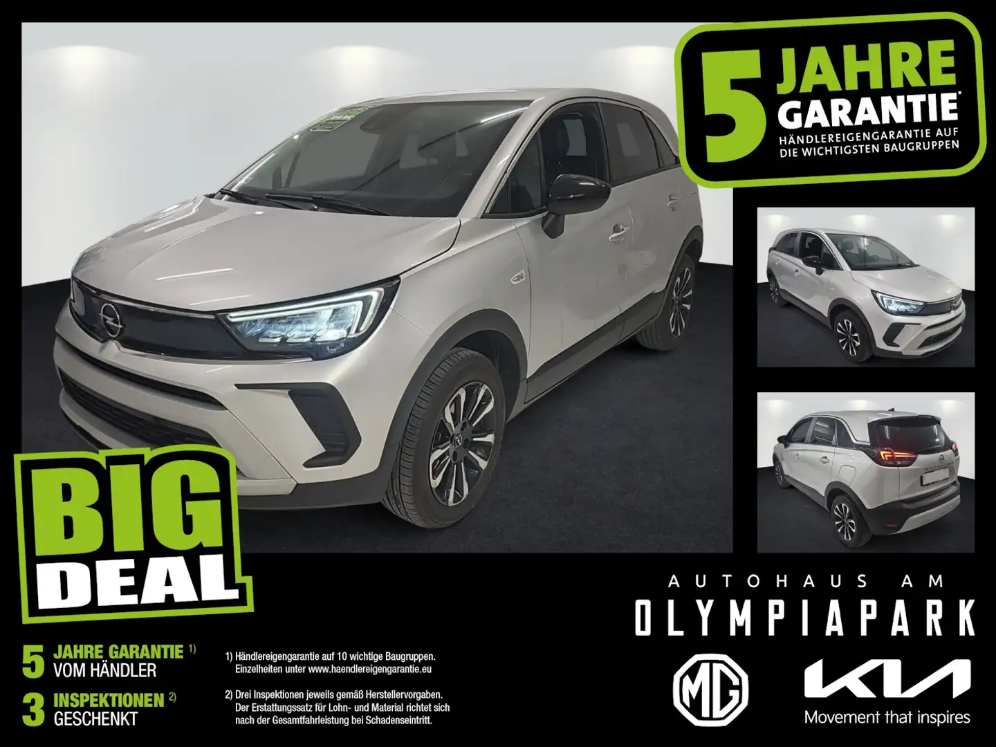 Opel Crossland 1.2 Turbo Elegance LED SHZ 2xKlima LM - 1