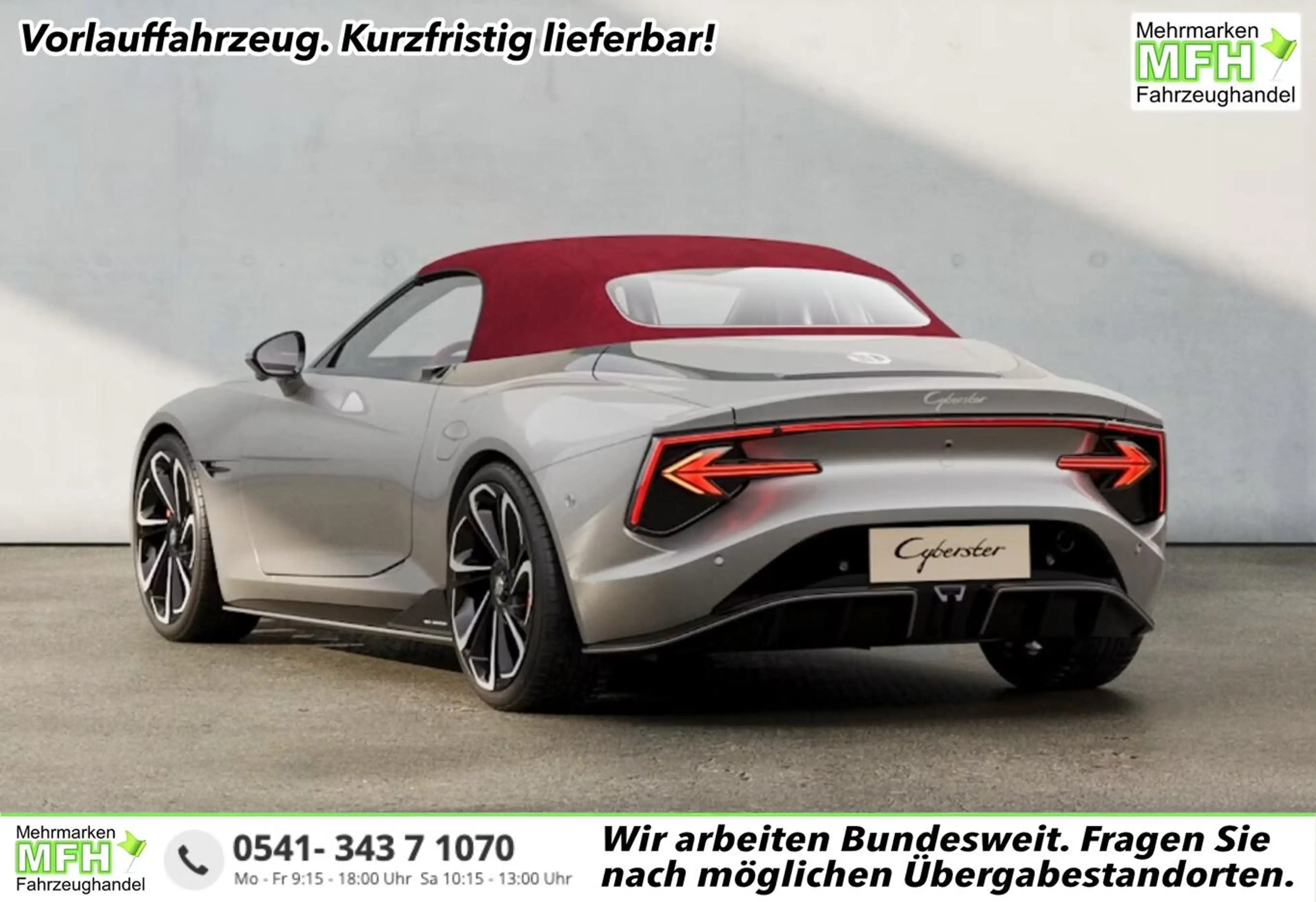 MG Cyberster XPOWER (Dual Motor)  77kWh AWD ACC Bose 360° SH...